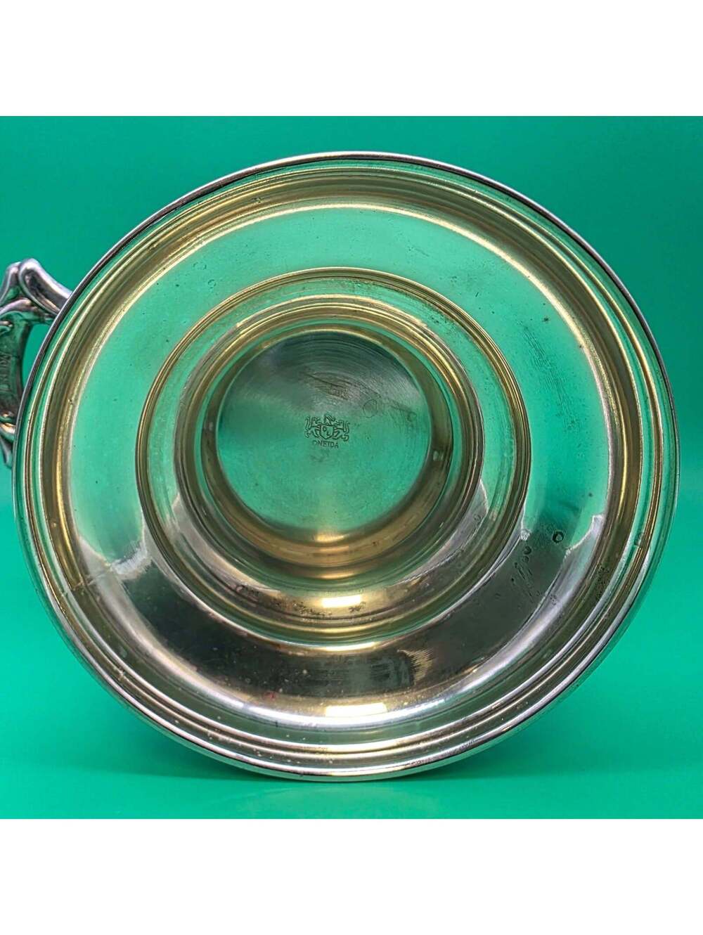Vintage Oneida Silver Plated Champagne Ice Bucket Chiller Urn Trophy Handles - Picture 6 of 10